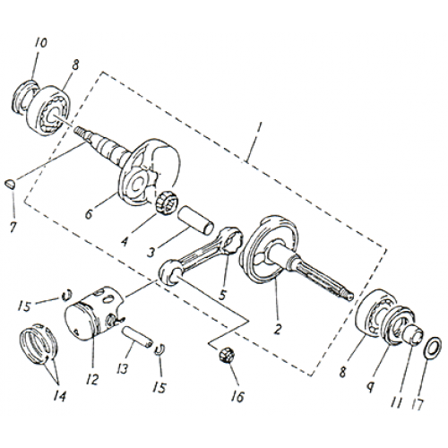 Crankshaft, Piston