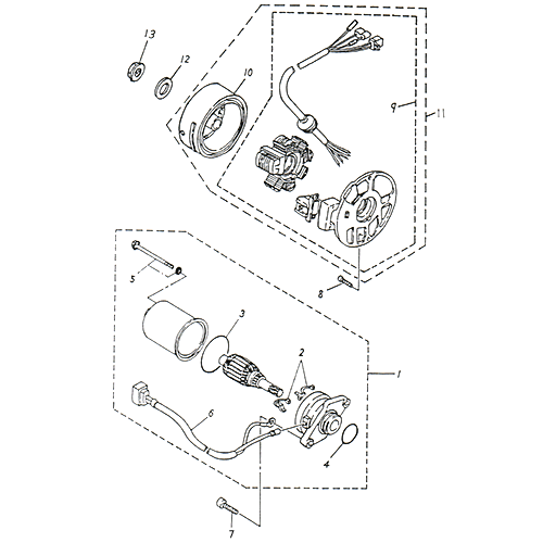 Generator, Starting Motor