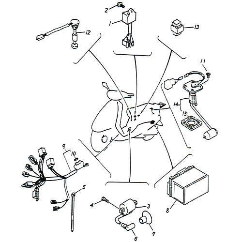 Electrical Equipment (C.D.I.) OEM ADLY (Her Chee) SuperSonic Sco