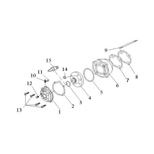 Cylinder, Cylinder Head, and Spark Plug