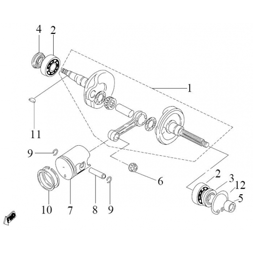 Piston & Crankshaft