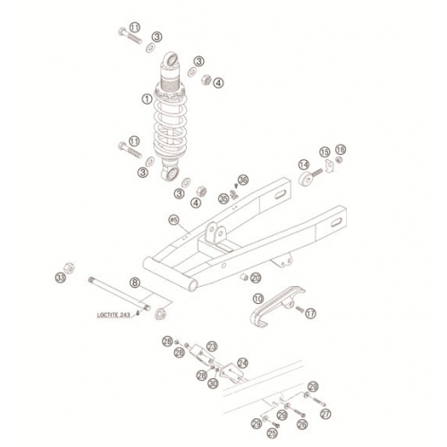 Rear Suspension & Swing Arm