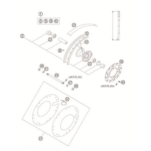 Front Wheels & Disc