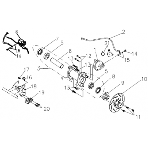 Rear Brake Hand Lever