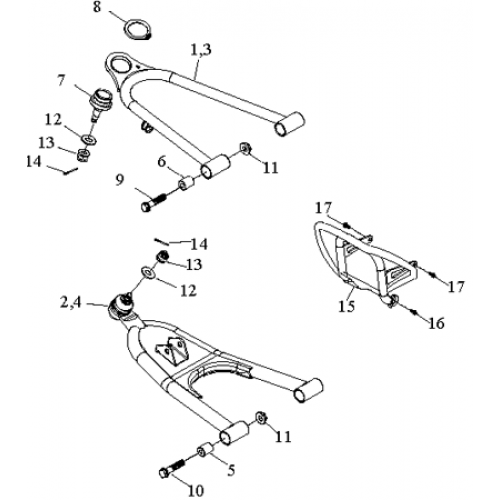 A-Arm, Front Bumper