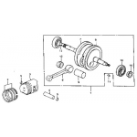 Crankcase, Piston