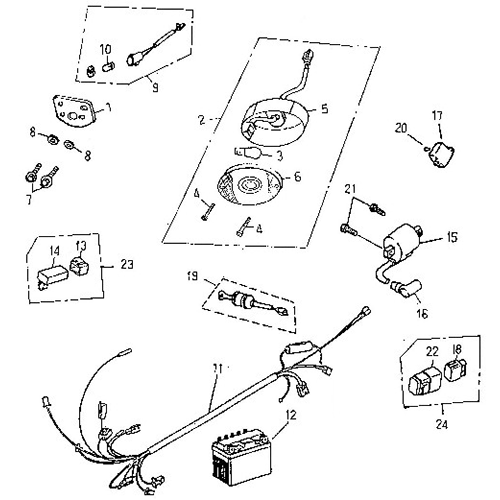 Tail Light, Electrical Parts