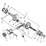 Crankshaft, Piston