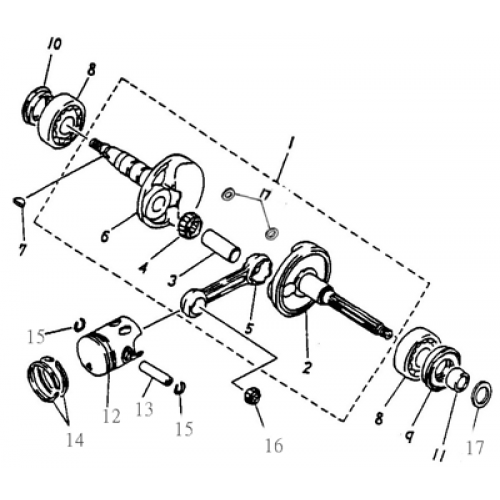 Crankshaft, Piston