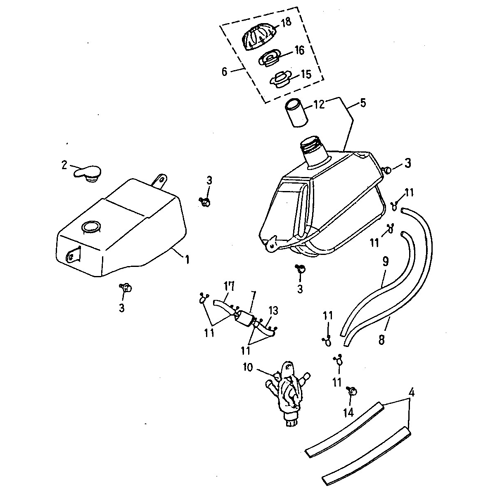 Fuel Tank, Oil Tank