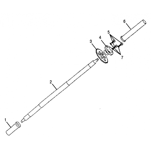 Rear Wheel Axle